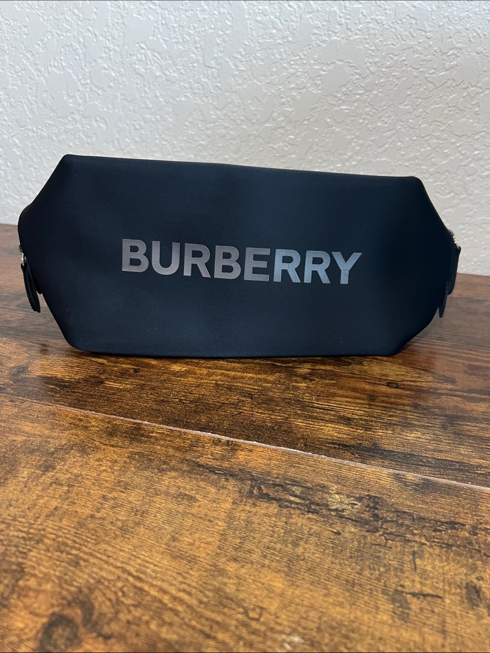Burberry Black Logo Toiletry Pouch
